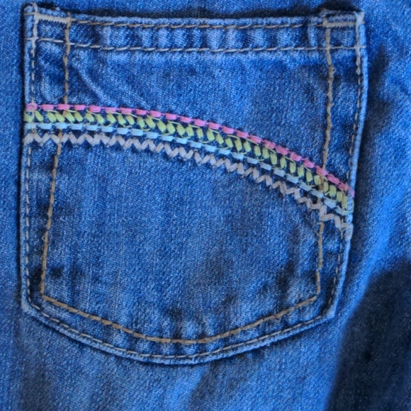 Oshkosh Flower Belted Jeans - Picture 4 of 5